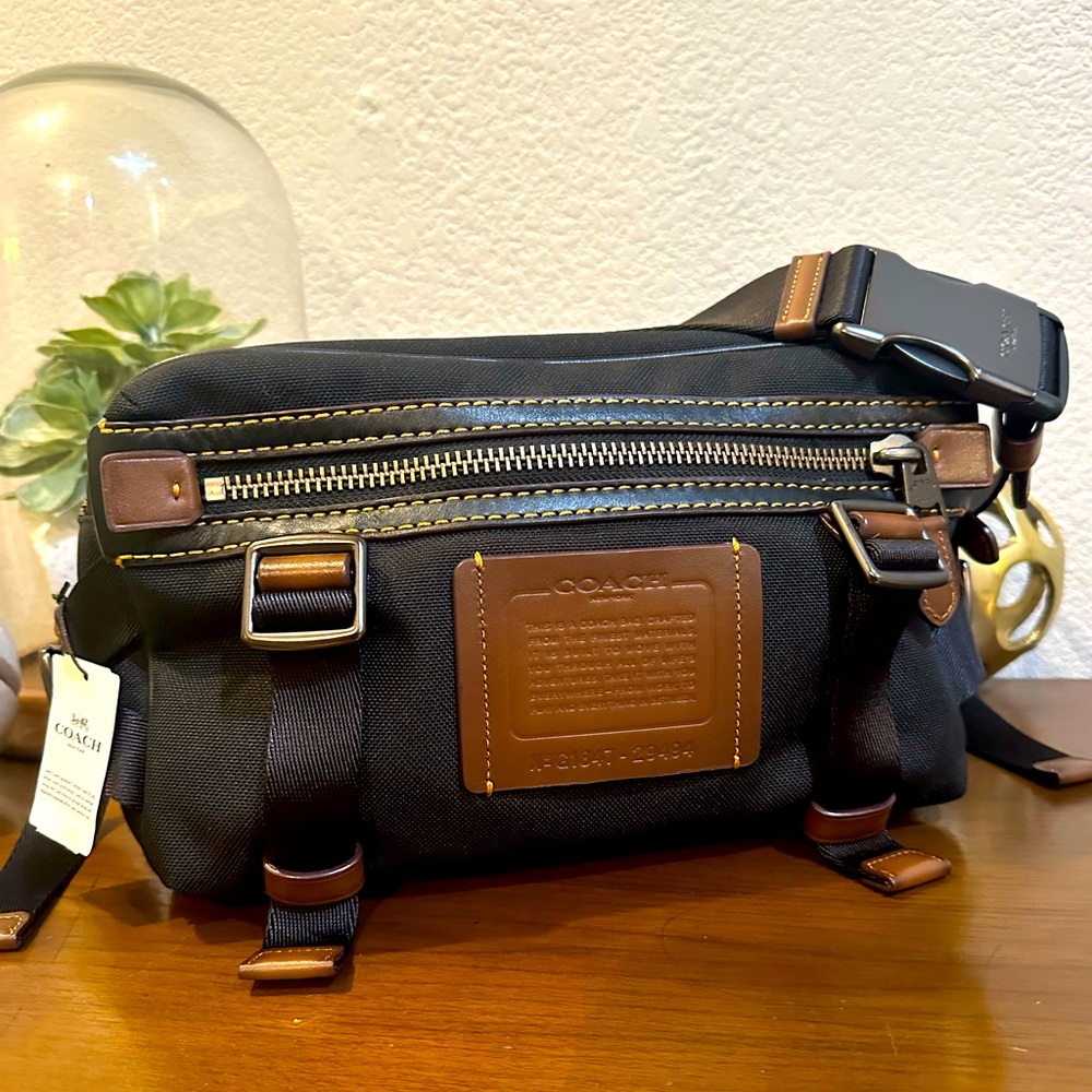 Coach Cordura Large Utility Pack/Sling Bag - 29494 - NWT